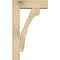 Ekena Millwork Legacy Block Rough Sawn Bracket w/ Offset Brace, Douglas Fir, 6"W x 18"D x 30"H BKT0604X18X30LEC05RDF - alternate 2